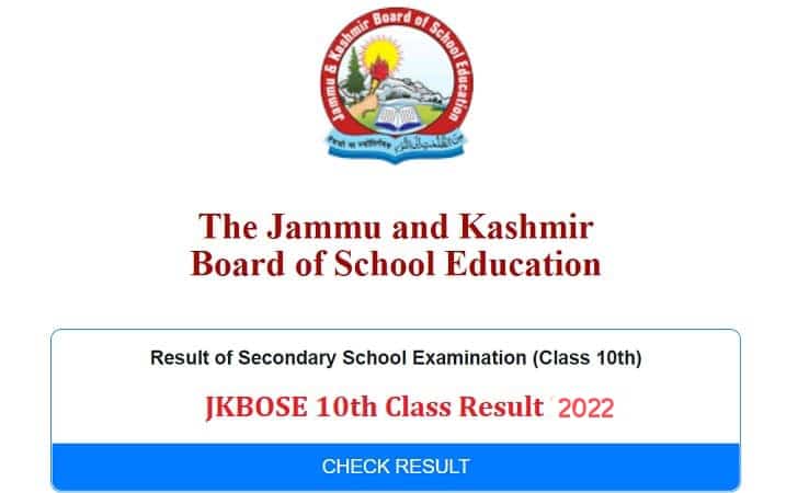 JKBOSE: Class 10th Result 2022 – Results Link Available