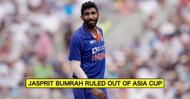 Jasprit Bumrah Ruled Out Of Asia Cup : Report