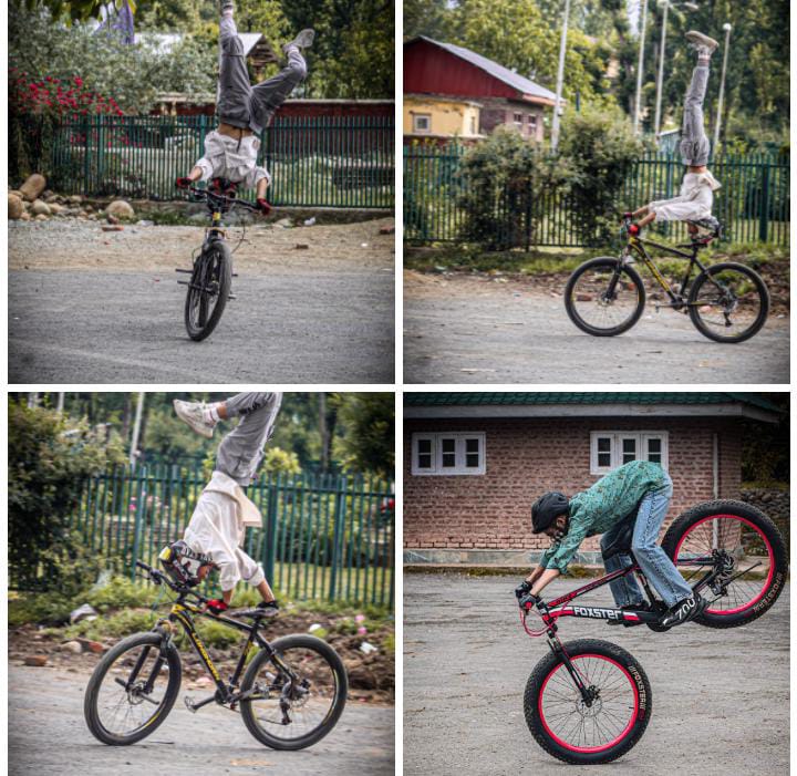 Meet Kashmir’s Youth, A Freestyle Bicycle Rider