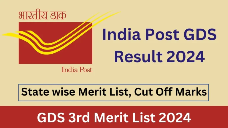 India Post GDS 3rd Merit List 2024 768x432 1