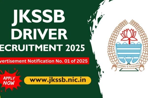 JKSSB Driver Recruitment 2025